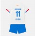 Barcelona Raphinha Belloli #11 Babykleding Uitshirt Kinderen 2023-24 Korte Mouwen (+ korte broeken)